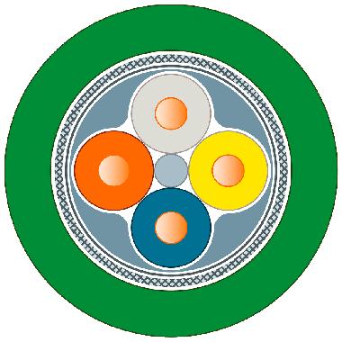 Cavo IE FC TP Std. GP; 2 x senza; 2x2; Cat5e; PVC; robusto (Conf. da 20 Mt.) product photo Photo 01 3XL