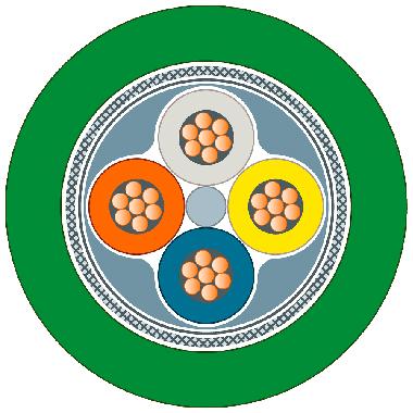 Cavo IE FC TP;2 x senza; catena portacavi;2x2;Cat5e; senza alogeni; PUR; robusto (Conf. da 20 Mt.) product photo Photo 01 3XL