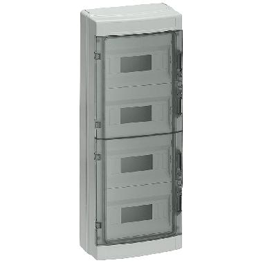 SIMBOX Universal WP, quadro centralino da parete per montaggio sporgente, IP65 a 4 file, 72 UM, senza morsettiera product photo Photo 01 3XL