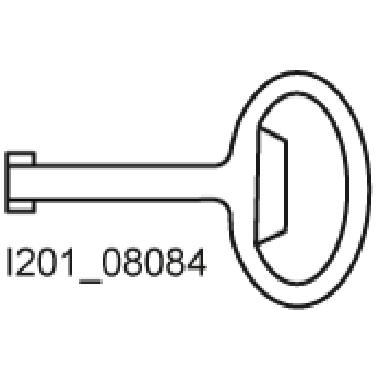 Chiave a doppia mappa per spina 3 mm per quadri di distribuzione da pavimento SIKUS e da parete STAB product photo Photo 01 3XL