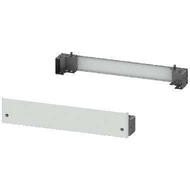SIVACON, zoccolo per quadri con porta frontale, A: 100mm, La: 800mm, RAL 7035 product photo Photo 01 3XL