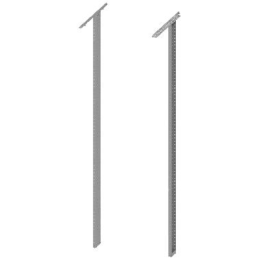 Montante laterale interno sbarre collettrici principali in alto, A: 1600 mm, P: 600 mm product photo Photo 01 3XL