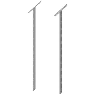Montante laterale interno sbarre collettrici principali in alto, A: 1600 mm, P: 800 mm product photo Photo 01 3XL