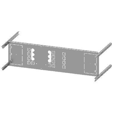piastra di montaggio 3VA12 (250A), a 3 o 4 poli, installazione fissa, tecnica ad innesto, modulo inseribile, RCD: con; A: 200mm, La: 800mm product photo Photo 01 3XL