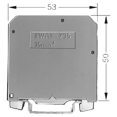 morsetto PEN in materiale termoplastico PA6.6, morsetto a vite su entrambi i lat product photo Photo 01 3XL