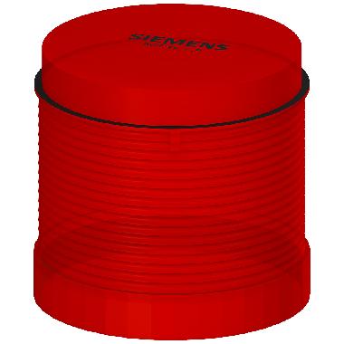 Elemento luce flash, incl. elettronica, rosso, DC 24 V, diametro 70 mm product photo Photo 01 3XL