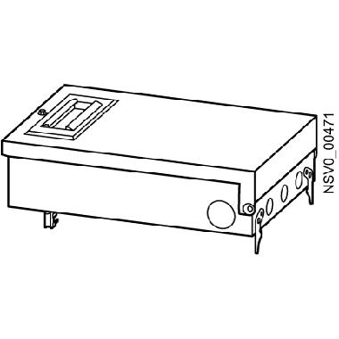 BD2-AK3X/GS00 cassetta di derivazione 125A / 1x a 3 poli corpo GS00 product photo Photo 01 3XL