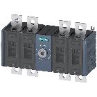 Sezionatore sottocarico 400 A, grand. costr. 3, a 4 poli, comando frontale centrale, apparecchio di base product photo