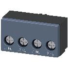 Blocchetto di contatti ausiliari, 2NC, collegamento del circuito di comando, morsetti a vite product photo