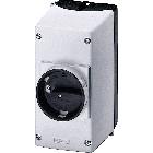 Custodia per montaggio sporgente in materiale isolante IP55, morsetto N e morsetto P, lucchettabile in posizione O product photo