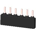 Sbarra collettrice trifase per 2 interruttori automatici S2, interdistanza modulare: 55 mm product photo