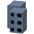 Blocco morsetti 6 mm² per alimentazione di corrente product photo