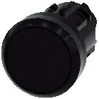 Pulsante, 22 mm, rotondo, in plastica, colore nero, bottone product photo