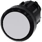 Pulsante, 22 mm, rotondo, in plastica, colore bianco, bottone product photo
