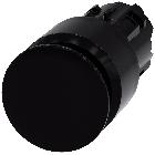 Pulsante a fungo, 22 mm, rotondo, in plastica, colore nero, 30 mm product photo