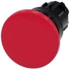 Pulsante a fungo, 22 mm, rotondo, in plastica, colore rosso, 40 mm product photo