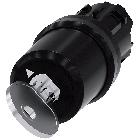 Selettore a chiave Siemens, C, 22 mm, rotondo, in plastica, estrazione chiave O product photo