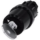 Selettore a chiave Siemens, B, 22 mm, rotondo, in plastica, estrazione chiave O product photo