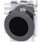 Pulsante, 30 mm, rotondo, in metallo opaco, colore nero product photo