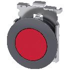 Pulsante, 30 mm, rotondo, in metallo opaco, colore rosso product photo