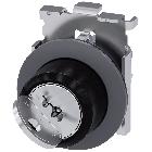 Selettore a chiave RONIS, 30 mm, rotondo, in metallo opaco, estrazione chiave O product photo