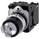 Selettore a chiave RONIS, 22 mm, rotondo, in metallo lucido, estrazione chiave O+I product photo