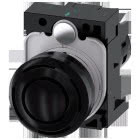 Segnalatore acustico, 22 mm, rotondo, in plastica, colore nero, suono continuo, 2,4 kHz, AC/DC 24 V product photo