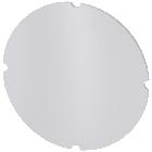 Inserto piatto per pulsante luminoso, rotondo, colore opalescente, senza iscrizione product photo