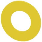 Rondella per arresto di emergenza, giallo, senza dicitura diametro esterno 45 mm product photo