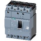 Interruttore automatico 3VA1 IEC Frame 160, classe del potere di interruzione N, Icu=25 kA con 415 V product photo