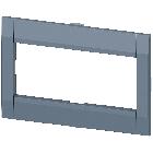 Mostrina copriforo 101,6x 45,65 mm (LaxA) accessori per: interruttore automatico a 4 poli product photo