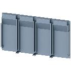 Piastra disolamento allungata, a 4 poli, 1 pezzo, accessorio per: 3VA1 100/160 product photo