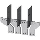 Attacchi a sbarra anteriori divaricati, 4 pezzi, accessori per: 3VA15/25 1000 product photo