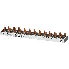 Sbarra di collegamento a punte compatta, 10 mm² connessione 1P/N, 12x apparecchi compatti 1 UM product photo