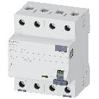 Interruttore differenziale, a 4 poli, tipo AC, In: 80 A, 30 mA, Un AC: 400 V product photo