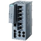 SCALANCE XC206-2, managed switch di Layer 2, 6x RJ45, 2x multimode ST/BFOC product photo
