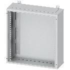 ALPHA 630 Universal, quadro di distribuzione da parete, IP55, classe di protezione 1 A=600mm, La=600 mm, T=250mm, senza porta RAL 7035 product photo