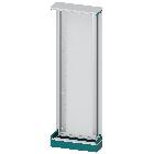 ALPHA 630 Universal, quadro da pavimento, Flat Pack, IP43, classe di protezione 1 A=1800mm, La=600 mm, T=250mm, senza porta RAL 7035 product photo