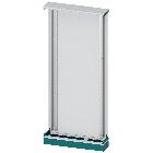 ALPHA 630 Universal, quadro da pavimento, Flat Pack, IP43, classe di protezione 1 A=2000mm, La=900 mm, T=250mm, senza porta RAL 7035 product photo