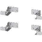 ALPHA, angolare 630 NF regolabile in profondità per piastra di montaggio, zincato product photo