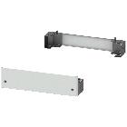 SIVACON, zoccolo per quadri con porta frontale, A: 100mm, La: 600mm, RAL 7035 product photo