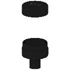 Elemento di connessione incl. coperchio per montaggio su stelo, base e angolare product photo