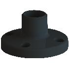 Piede (singolo), in plastica per montaggio su base, accessorio per colonnine di segnalazione 8WD42, D=50 mm product photo
