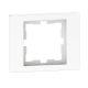D-Life frame - 1-gang - for 3-module box - lotus white product photo Photo 01 2XS