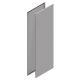 2 pannelli laterali per Spacial SF 1200x600 mm product photo Photo 01 2XS