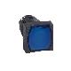 Testa pulsante luminoso quadrato &Oslash;16 - filoghera - blu product photo Photo 01 2XS