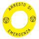 Etichetta gialla 'arresto emergenza' product photo Photo 01 2XS