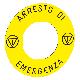 Etichetta gialla ''arresto emergenza'' product photo Photo 01 2XS