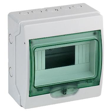 Centralino parete Mureva Enclosures IP65 1 fila 8 moduli product photo Photo 01 3XL