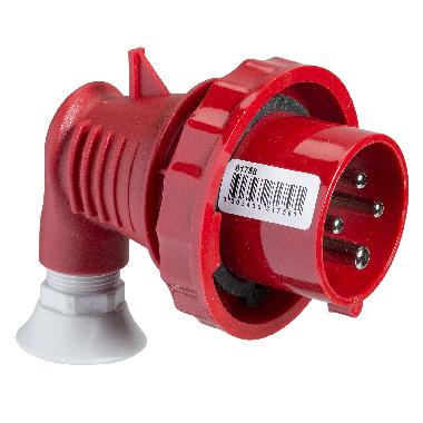 Spina mobile BT 90° IP67 16A 380V 3P+T product photo Photo 01 3XL